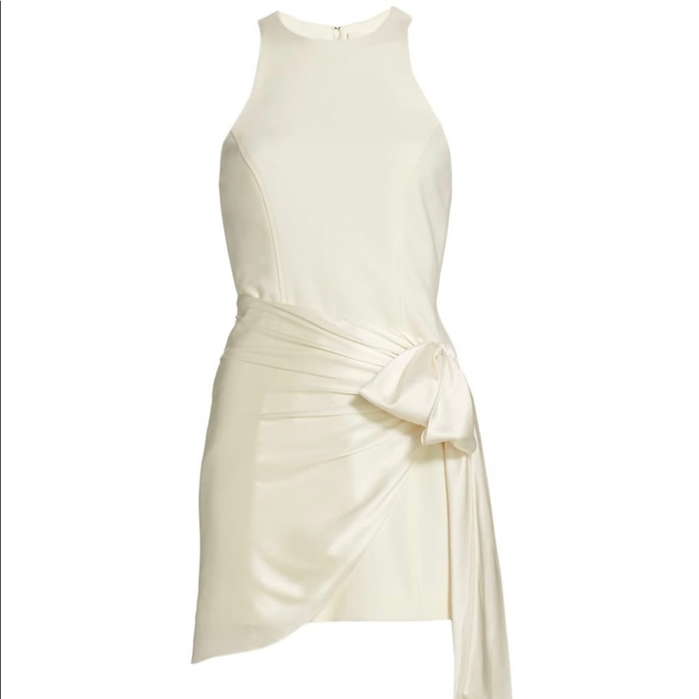 Cinq á Sept Windsor Sash-Tie Mini Dress